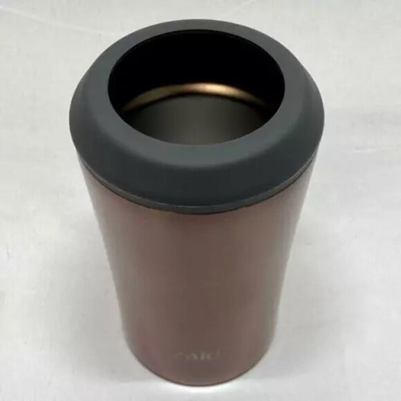 Zak! Designs 4-In-1 Can Cooler 13 oz. Bottle Cool Stainless Bronze NIP 2020-2021 - Picture 3 of 11